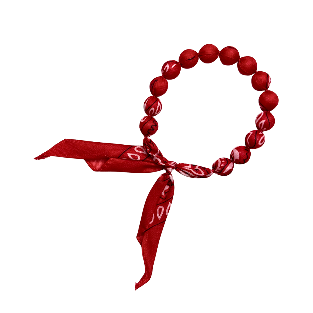Choker bandana rojo