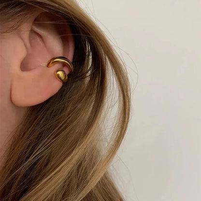 Ear cuff dorado