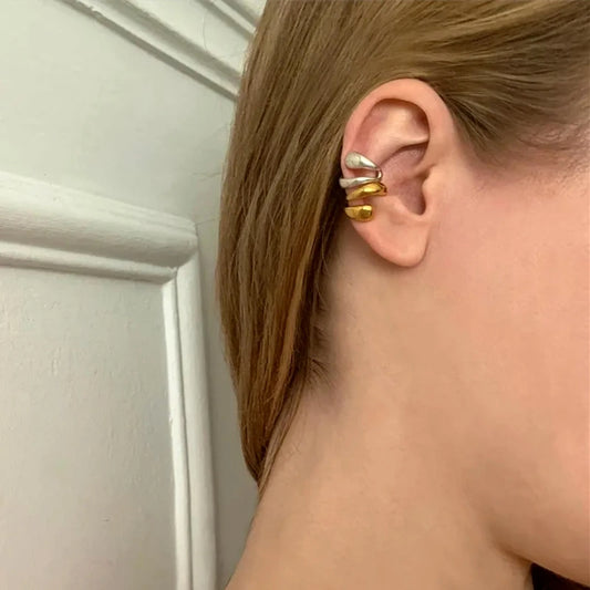 Ear Cuff plateado