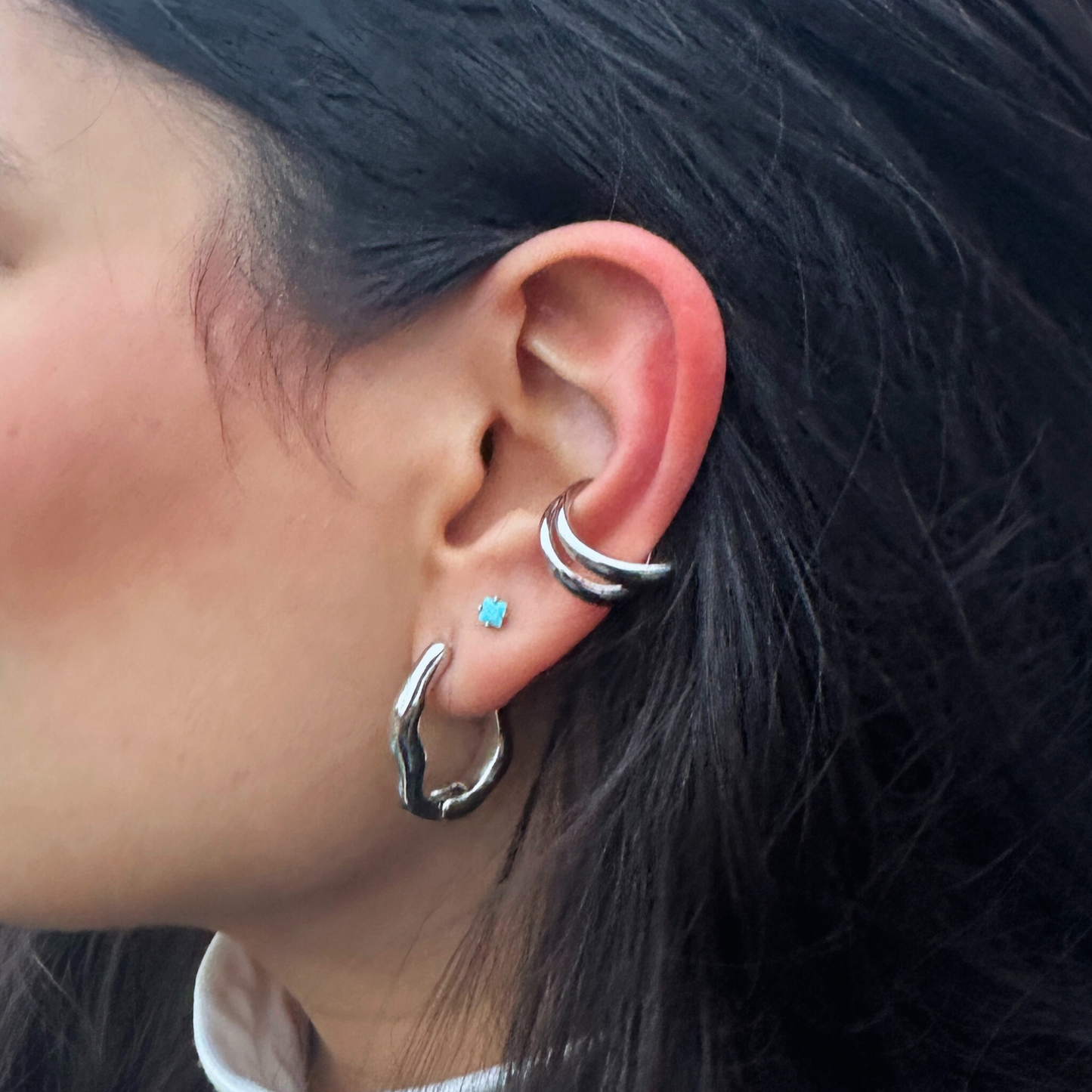 Pendientes Duna Plata