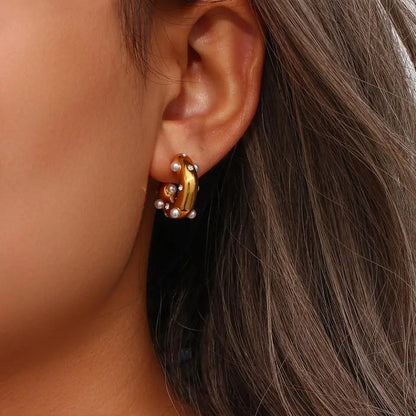 Pendientes Marimar dorados