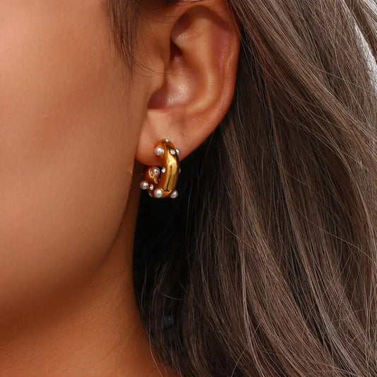 Pendientes Marimar dorados