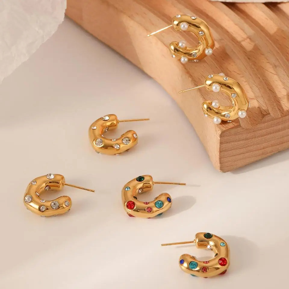 Pendientes Marimar dorados