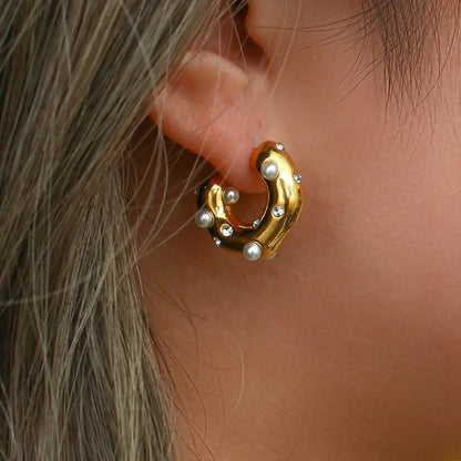 Pendientes Marimar dorados