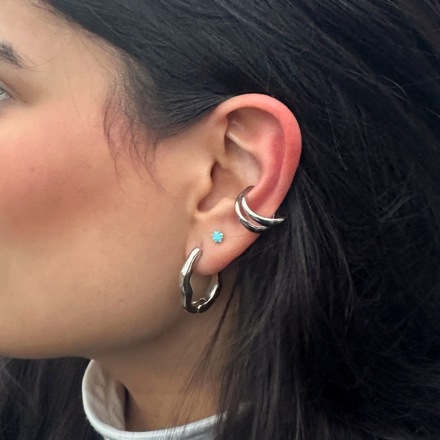 Pendientes Duna Plata