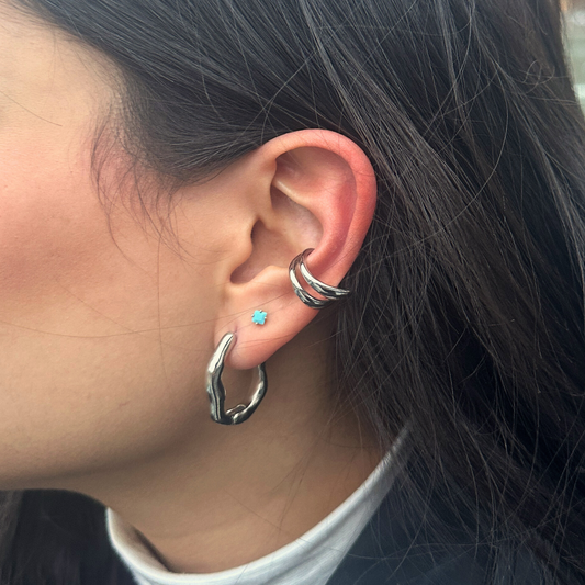 Pendientes Duna Plata