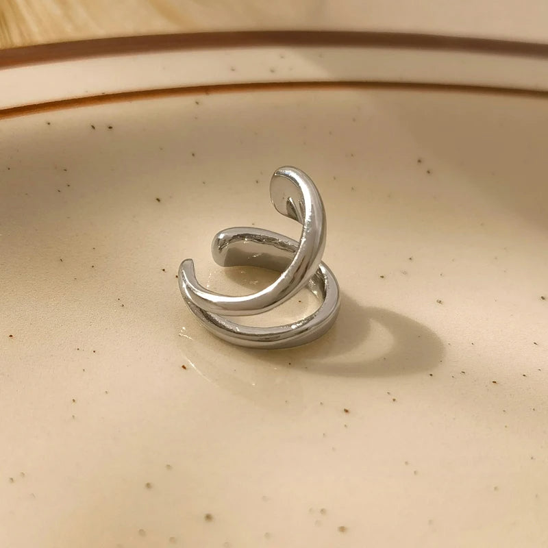 Ear Cuff plateado