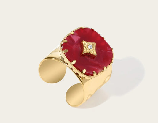 Anillo Piedra Lava