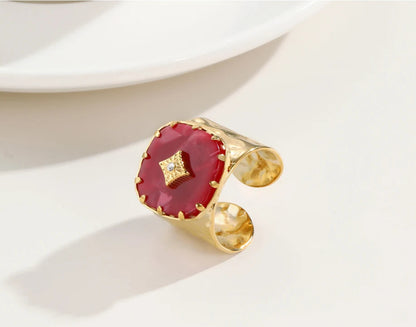 Anillo Piedra Lava
