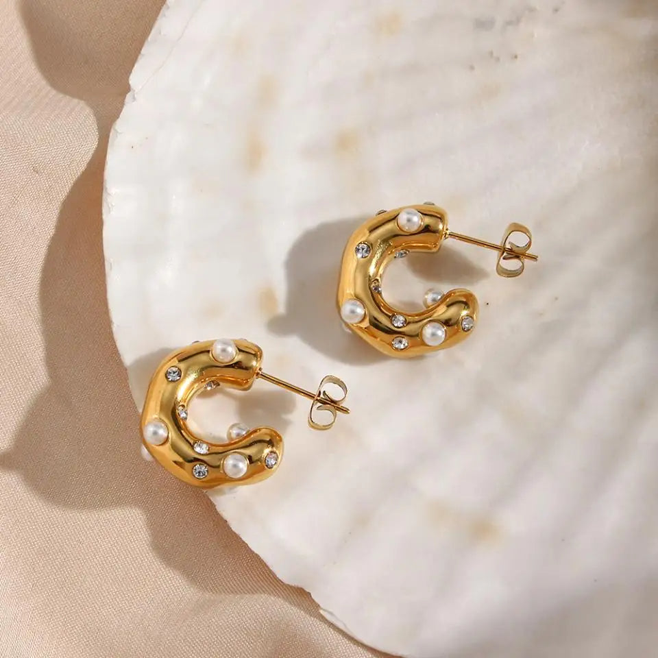 Pendientes Marimar dorados