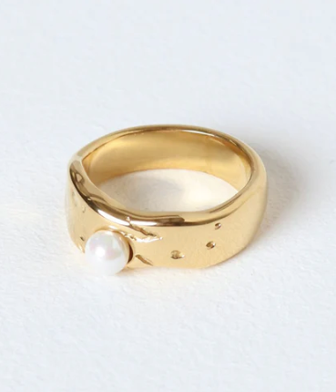 Anillo Chunky Pearl