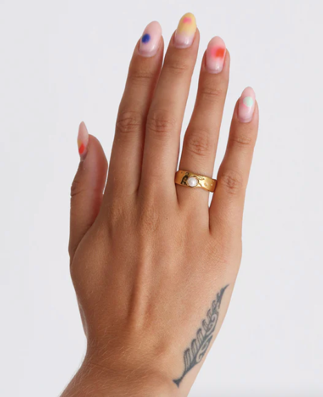 Anillo Chunky Pearl
