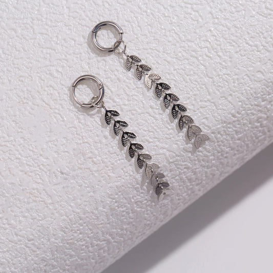 Pendientes Fish Tail Plata